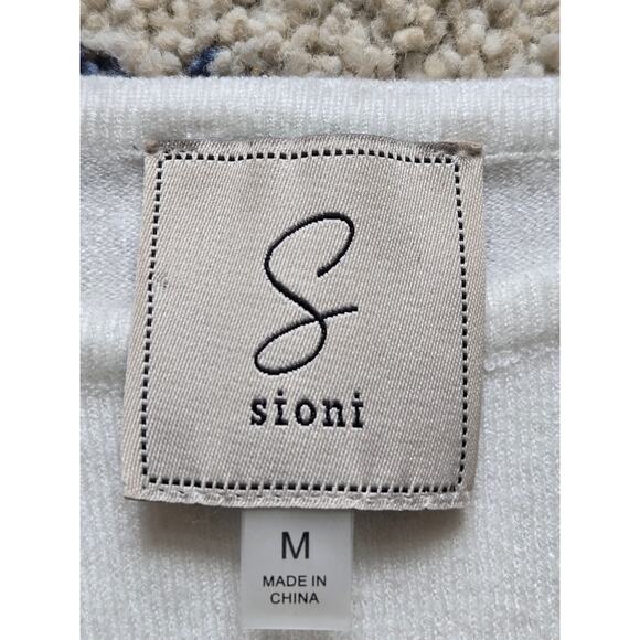 Sioni Floral Print Knit Top Size Medium Softest Cozy - Picture 7 of 9